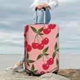 thumbnail image 7 of Gukieu Cherry Print Suitcase Protective Cover, Elastic Zipper Buckle Suitcase Protective Cover, Suitable for Travel, Business Trip-Large, 7 of 7