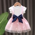 thumbnail image 3 of Mercatoo Baby Girl Summer Clothes Baby Girl Clothes Outfits Cotton Solid Color Tops Casual 2PC Set, 3 of 9