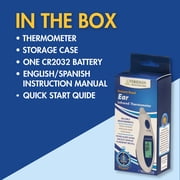 Veridian 1-Second Ear Thermometer | Tympanic Infrared Measurements | Fever Alert, Backlit Display