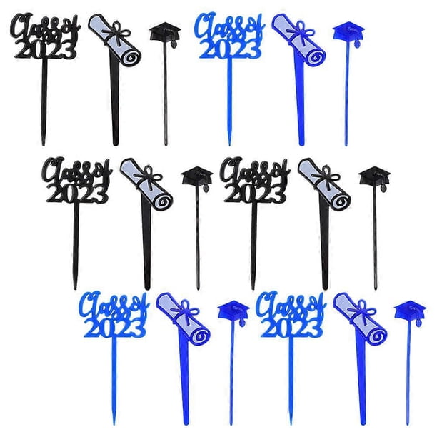 30pcs Graduation Cake Decorations Toppers For For Cakes Cupcakes And Desserts For Graduation