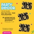 thumbnail image 2 of Big Dot of Happiness Gold New Year's Eve - 2026 Decorations DIY Party Essentials - Set of 20, 2 of 7
