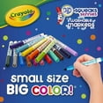 thumbnail image 3 of Crayola Marqueurs Lavables Pip-Squeaks Skinnies, 24 Unités, 3 of 4