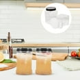 thumbnail image 1 of WESIEVYA 3 x White Lids Small Honey Jars PET Material Food Containers For Family Gathering, 1 of 8