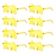 thumbnail image 1 of 8 Pcs Gafas de sol en forma de estrella para fiesta en la playa de vidrio arcoíris cumpleaños púrpura amarillo oscuro, 1 of 6