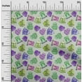 thumbnail image 2 of oneOone Rayon Green Fabric Travel Dress Material Fabric Print Fabric By The Yard 56 Inch Wide, 2 of 4