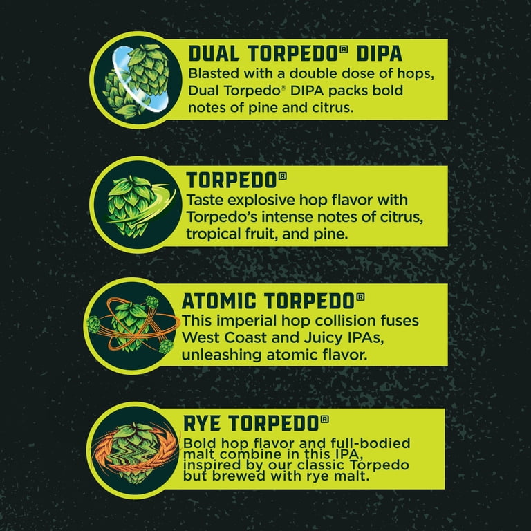 Sierra Nevada Torpedo IPA Craft Beer Variety pack, 12 pack, 12 fl