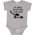 thumbnail image 3 of Inktastic Father's Day Dad My Lawn's Better Than Your Lawn Boys or Girls Baby Bodysuit, 3 of 5
