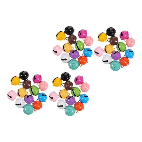 WHAMVOX  40 Pcs Colorful Decor Small Dog Accessories Bell Bells