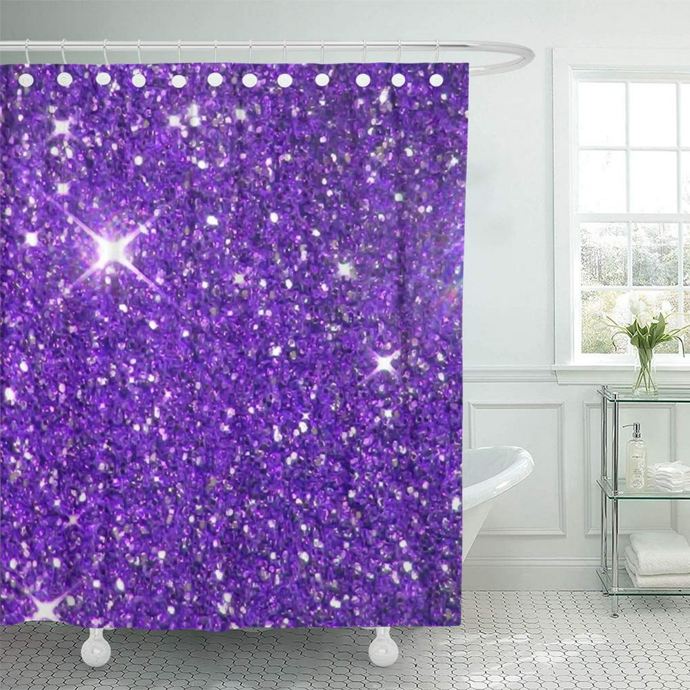 SUTTOM Luxury Purple Sparkling Glitz Bokeh Shine Pattern Glamour Bling