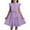 Purple1544, variant on MEZZALL Girls Dresses Ruffle Sleeves Summer Ruffle Neck Chiffon Dress Plain Children Elegant A-Line Party Dress Kids Festive Dress With Belt 5 13 Years Trendy Toddler Baby Wear 160