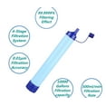 thumbnail image 3 of 1500L Outdoor Personal Water Filter,Ultralight 0.01Micron 4-Stage Filtration System Portable Water Purifier Survival Straws for Outdoor Travel Wilderness Expedition and Emergency situations, 3 of 9
