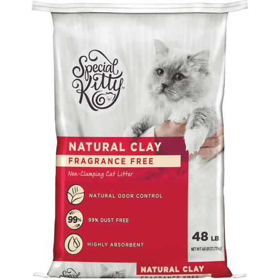 Special Kitty Non Clumping Fragrance Free Cat Litter 48lb