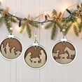 thumbnail image 4 of 3 PCS Christmas Nativity Scene Wooden Hanging Ornament, Beautifully Carved Nativity Commemorate for Fireplace Door Handle Decoration for Family, Friends, Christian, 4 of 6