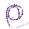 thumbnail image 1 of SHISUYAN 8MM Purple Crystal Beads DIY Handicraft Accessories for Jewelry Necklace Craft Making, 1 of 8