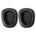 thumbnail image 1 of 1 par de almohadillas de repuesto (negras) compatibles con Logitech G935 G933 G635 G633 almohadillas de repuesto de espuma viscoelástica, 1 of 5