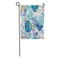 thumbnail image 1 of NUDECOR Graphical Tropical Leaves Bright Pattern Vibrant in Pop Modern Summer Allover Split Leaf Philodendron Garden Flag Decorative Flag House Banner 12x18 inch, 1 of 2