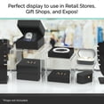 thumbnail image 4 of 6 Pack Acrylic Riser Display Stands Clear Plexiglass 3", 4", 5" High Square Retail Store Tabletop Showcase Platforms for Products and Merchandise by Marketing Holders, 4 of 4