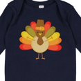 thumbnail image 4 of Inktastic Thanksgiving Pilgrim Turkey Holiday Boys or Girls Long Sleeve Baby Bodysuit, 4 of 5