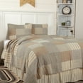 thumbnail image 3 of VHC Brands Sawyer Mill Charcoal Patchwork Farmhouse Decor Reversible Bedding Twin Quilt Set (1 Quilt, 1 Sham), 3 of 4
