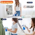 thumbnail image 4 of Riousery Compact Foldable Steamer for Garments, 1600W Portable Clothes Wrinkle Remover, 40s Quick Heat-up, 8.5oz/250ml Tank, Dual Flat & Hanging Ironing (9.84 in / 25 cm), 4 of 4