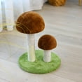 thumbnail image 3 of Poste Rascador de para Gatos Y Mascotas Rascadores de Gatos de Sisal Natural para Gatos de Interior Jugar Regalos de Juguete para Gat - Coffee Café Sunnimix rascador de gato, 3 of 8