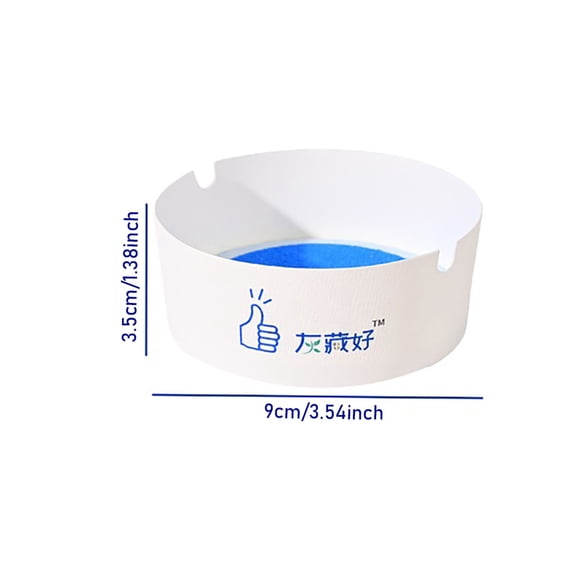 12 Pcs Disposable Portable Ashtray, Disposable Portable Ashtray Bucket Quick Extinguish Splash-proof, Applicable to for Indoor, Car, Camping, Travel, Outdoor Use