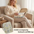 thumbnail image 3 of ZUXONGSY Daisy Rose Print Bible Cover Case for Women Quilted Bible Protector Large Journal Case with Handle Scripture Bag for ChuZU, 3 of 7