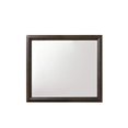 thumbnail image 2 of Benzara BM205578 Transition Style Miroir en Bois avec Forme Rectangulaire&44; Brun & Argent, 2 of 5