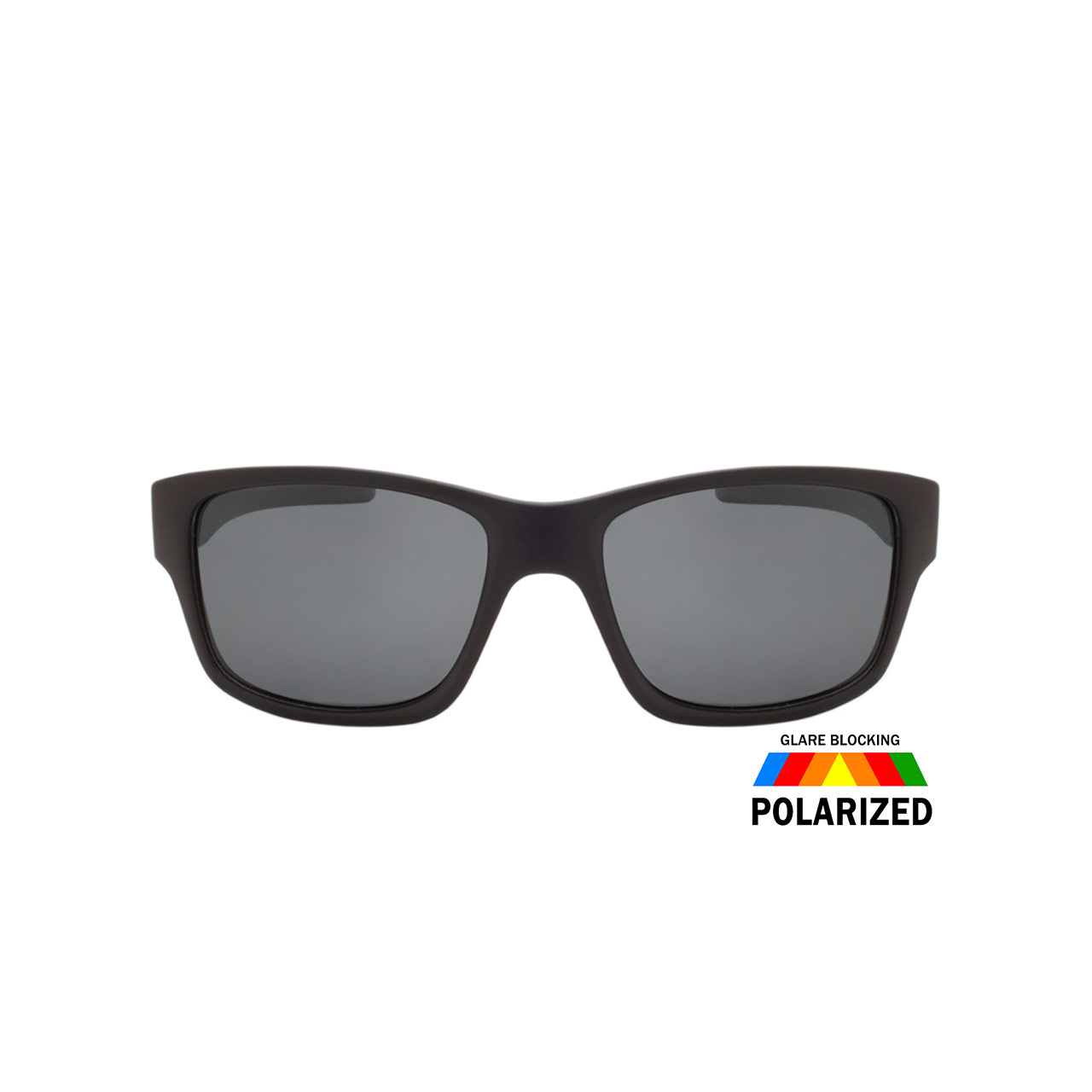 Mens Polarized Sunglasses 2 Pack All Black Sport Wrap Sunglass Style - image 5 of 5