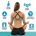 thumbnail image 7 of Afoxsos Black Memory Foam Seat Cushion with Cooling Gel for Longer and Comfortable Sitting, 7 of 7