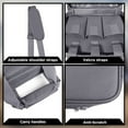 thumbnail image 4 of Satellite Storage Bag, 67-125cm Strap Shockproof Foam Lining Portable Handle Water and Wear Proof Travel Carry Bag  for Mini Dish Device Router, 4 of 7
