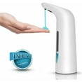 thumbnail image 1 of Dispensador de jabón manos libres Dispensador de jabón automático IP67 Dispensador de jabón sin contacto con sensor profundo a prueba de agua, dispensadores de loción para baño Cocina esquí esquí Gafas de esquí, 1 of 5