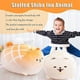 thumbnail image 3 of Stuffed Animal Shiba Inu Plush Toy, Soft Dog Shape -bun Bread Pillow, Cute -doll Best Gifts White, 3 of 5