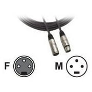 Audio-Technica AT8313 Value Microphone Cables - Microphone cable - XLR3 female to XLR3 male - 10 ft - shielded