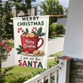 thumbnail image 5 of Christmas Garden Flag I Put Out For Santa Double Sided Burlap Vertical Funny Xmas Winter Holiday Decorations Yard Lawn Outdoor Decor 12X18In, 5 of 8
