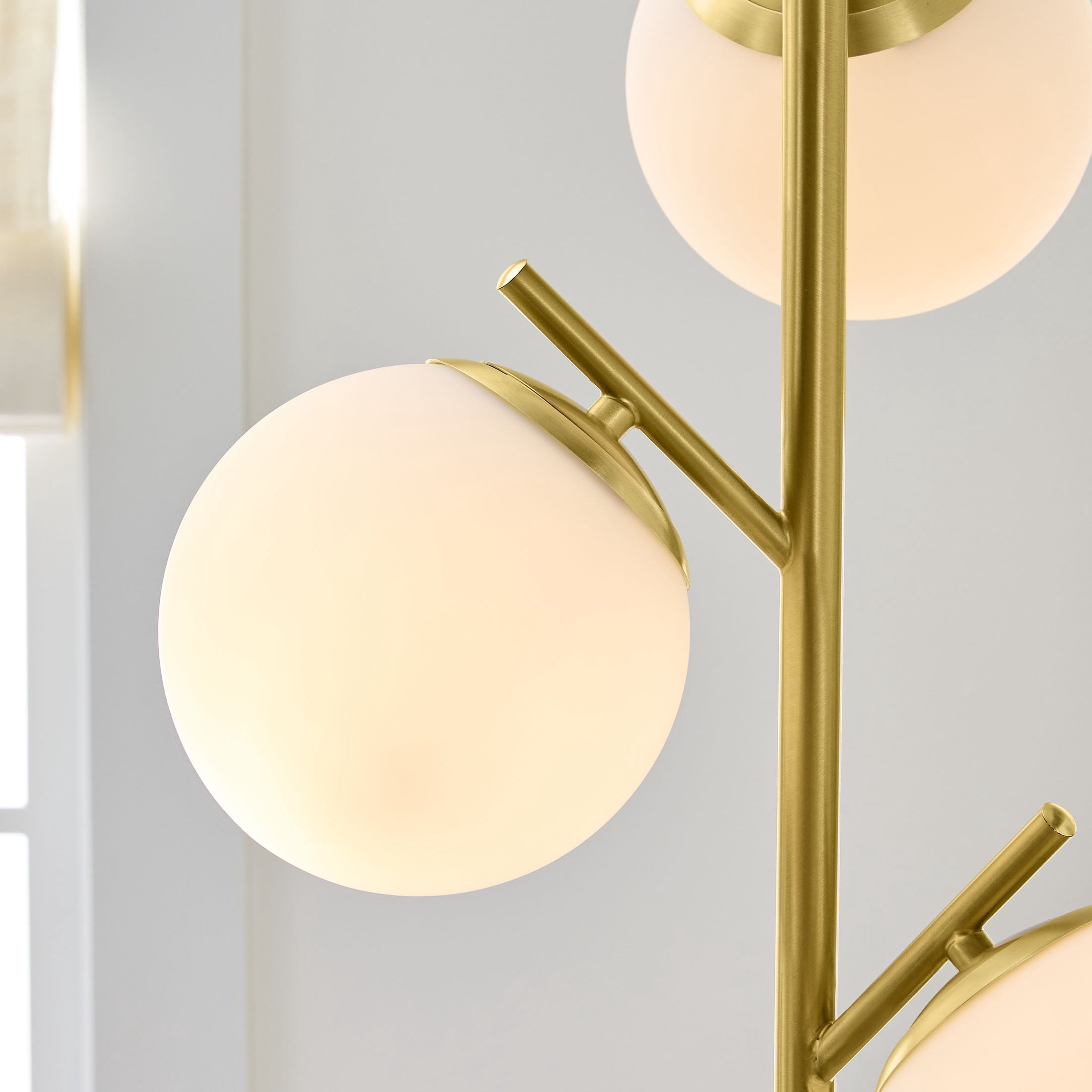 Better Homes & Gardens 3-Globe Floor Lamp Modern Freestanding Lamp Living Room w/Foot Switch