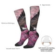 thumbnail image 4 of Rateoe Flower Bald Eagle Pattern Women’s Knee High Crew Socks,Trouser Socks Comfortable, Breathable, Moisture-Wicking and Soft, 4 of 6