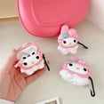 thumbnail image 1 of Cartoon 3D Fat Kuromi Mymelody Hellokitty Silicone Case for Airpods 3 2 1 Pro Pro2 Wireless Bluetooth Earphone Protective Cover, 1 of 7