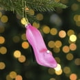 thumbnail image 2 of Northlight 4" Pink High Heel Glittered Glass Christmas Ornament, 2 of 5
