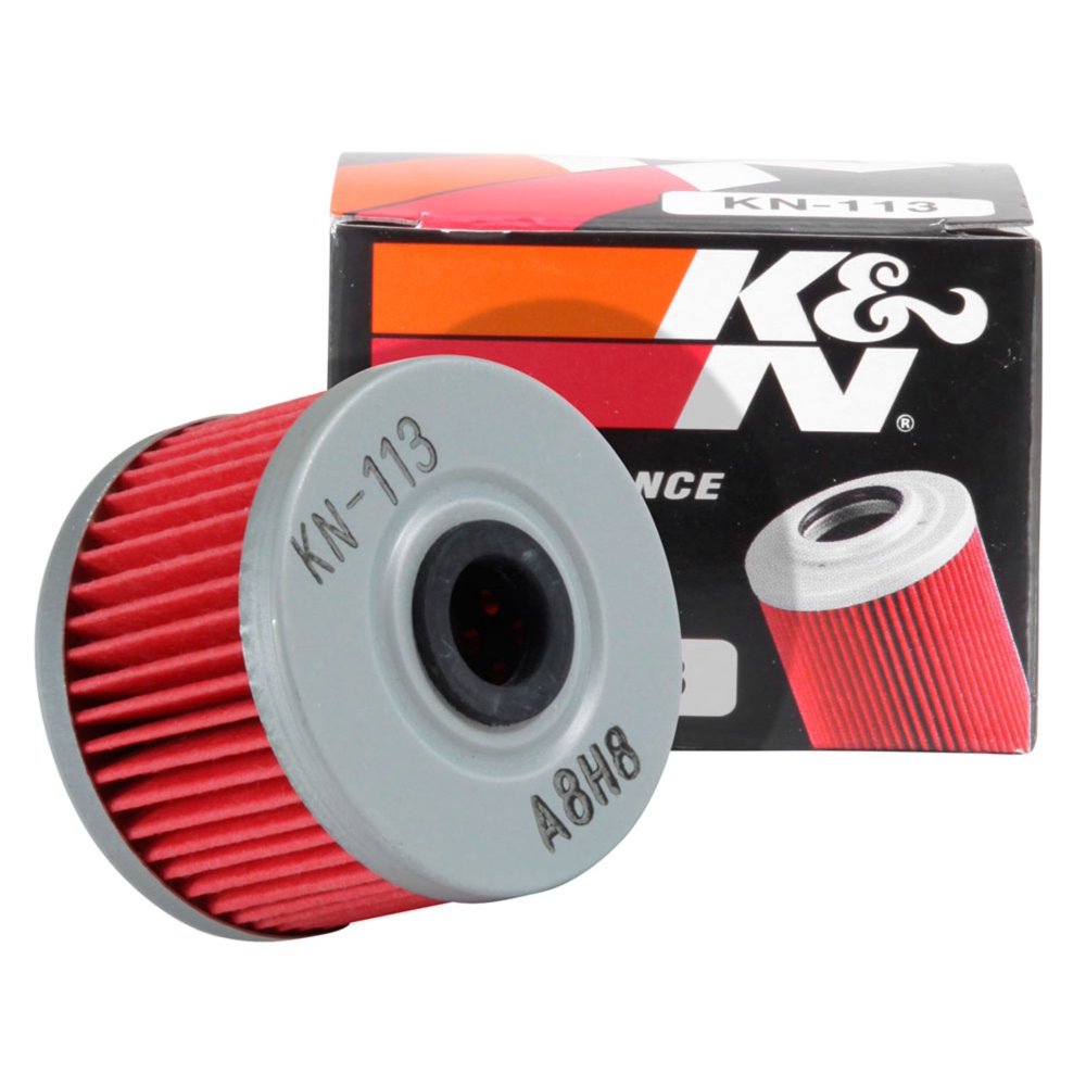 K&N Motorcycle Oil Filter High Performance, Premium, Designed to be