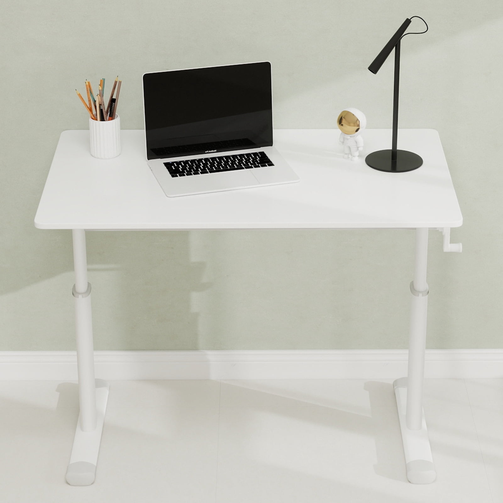 Adjustable Study Desk for Children and Adults, Height-Adjustable, Multifunctional Home Office Desk, Compact Design, 60x100cm