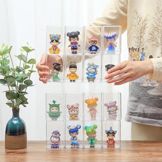Vitrina Acrílica De 3 Pisos Para Figuras – Expositor Transparente A Prueba De Polvo, Para Coleccionables Y Miniaturas