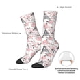 thumbnail image 6 of Honeii Paris Print Adult Socks,Crew Socks,Casual Calf Socks,Daily Wear Socks for Men & Women, Perfect for Sports, Casual and Everyday Use, 6 of 6