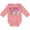 Mauve, variant on Inktastic My Nonna Loves Me- Cute Dragonfly Boys or Girls Long Sleeve Baby Bodysuit