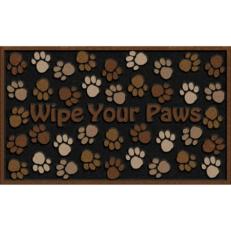 Clean Scrape Deluxe "Wipe Your Paws" Doormat