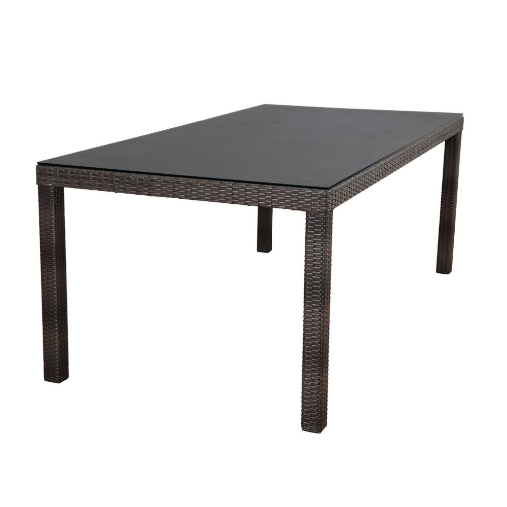 Midtown Concept Valdez 1-Piece Indoor Rectangular Dining Table | Eucalyptus wood | Ideal for Indoors