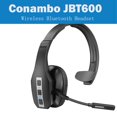 thumbnail image 2 of Conambo Auriculares Bluetooth con micrófono Trucker Auriculares Bluetooth con CVC8.0 Tres micrófonos Cancelación de ruido 35 horas de conversación HD Auriculares inalámbricos manos libres con botón de, 2 of 5