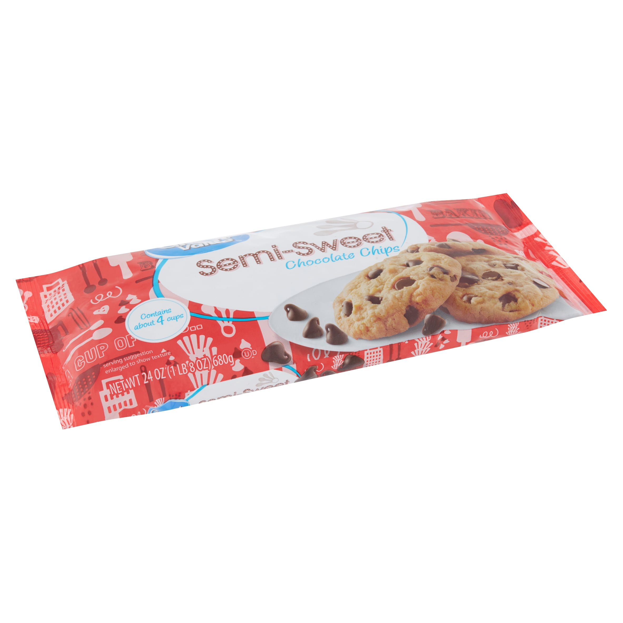 Great Value Semi Sweet Chocolate Chips 24 Oz Walmart Com Walmart Com
