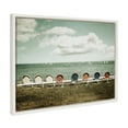 thumbnail image 2 of DesignOvation Sylvie Door County Framed Canvas Wall Art by F2 Images, 18x24 White, Beach Inspired Home Decor, 2 of 6