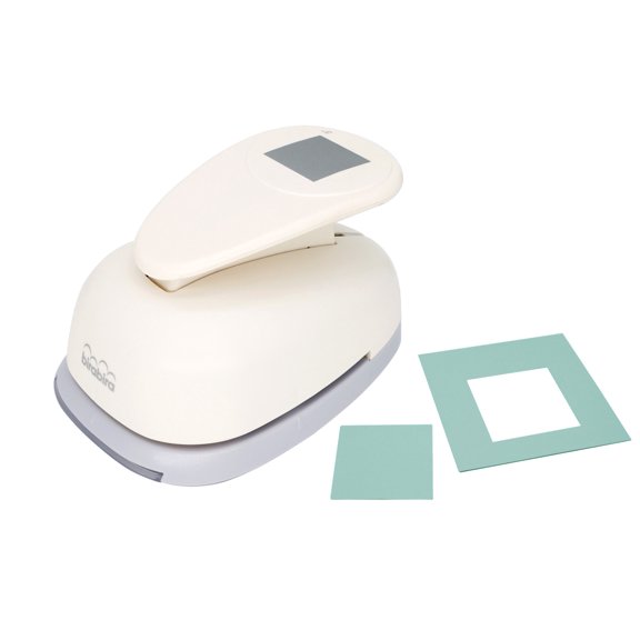 Bira Craft 2 1/16 x 2 1/16 inch Square Lever Action Craft Punch for Paper Crafting Scrapbooking ( 3 inch Square measured diagonally)